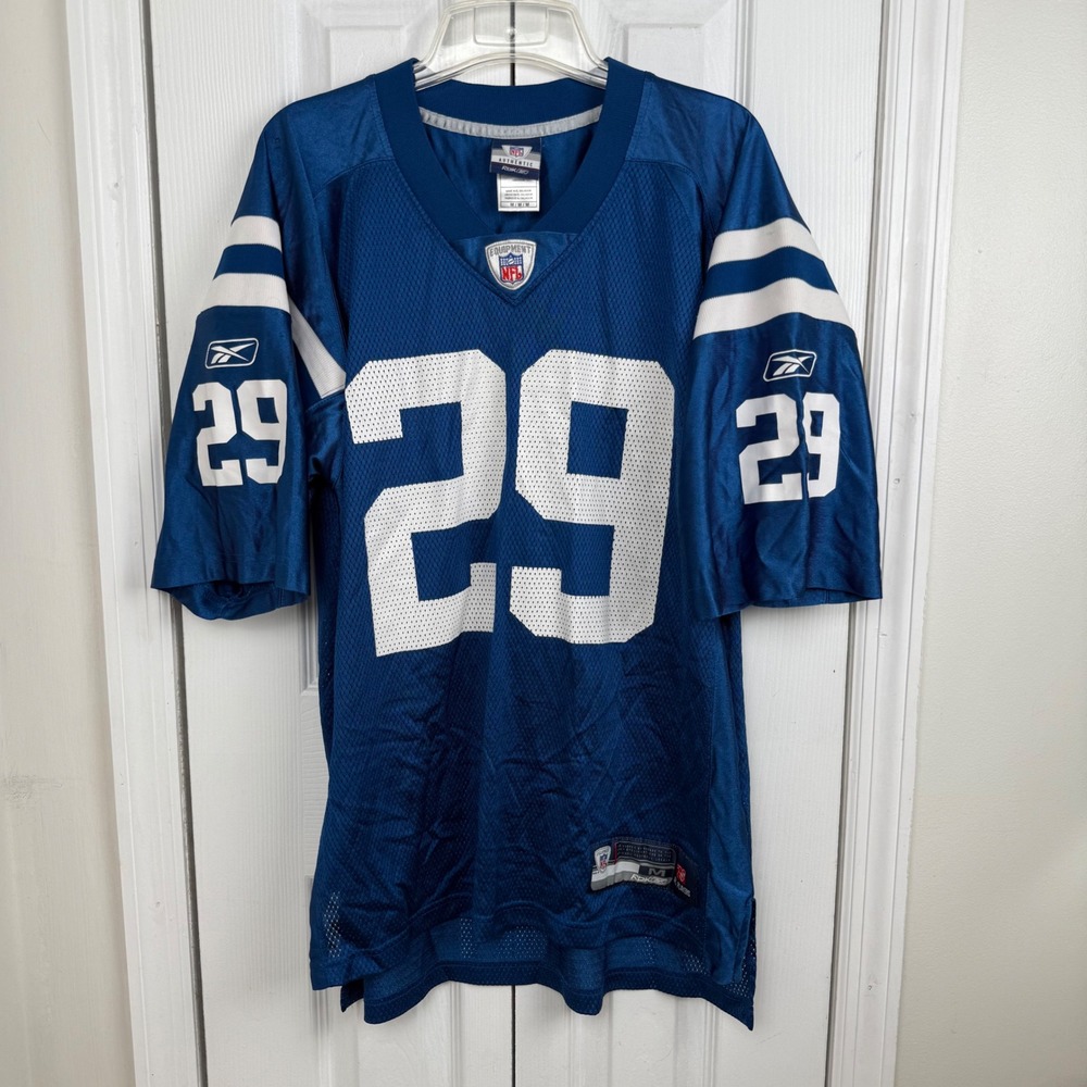 Reebok NFL Indianapolis Colts‎ Andrew Luck 12 Jersey Mens M Blue White Authentic